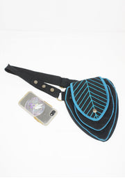 Belt: Leaf Teardrop Pouch [ABO-303B]