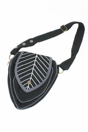 Belt: Leaf Teardrop Pouch [ABO-303B]