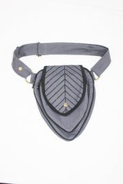 Belt: Leaf Teardrop Pouch [ABO-303B]