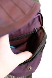 Belt: Leaf Teardrop Pouch [ABO-303B]