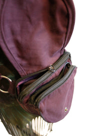 Belt: Leaf Teardrop Pouch [ABO-303B]