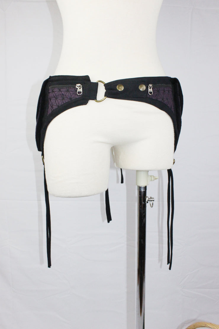 Pre Order ABO-507 Double Pocket Flower of Life Belt