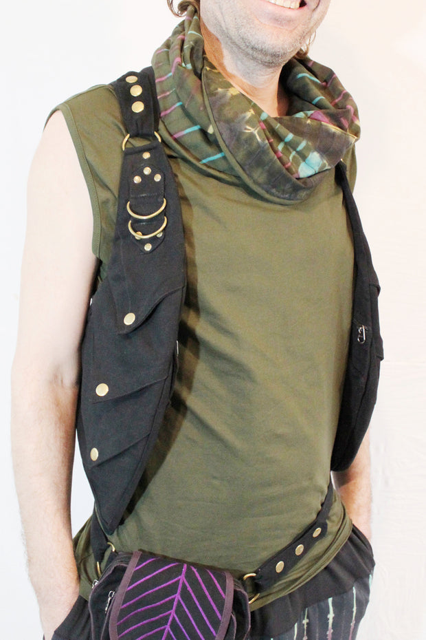 ABO-604 Dragon Scales Pocket Vest