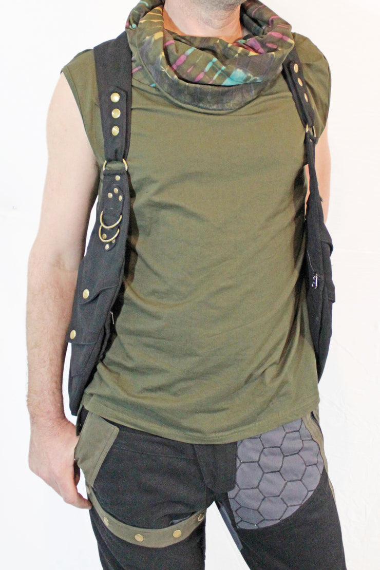 ABO-604 Dragon Scales Pocket Vest