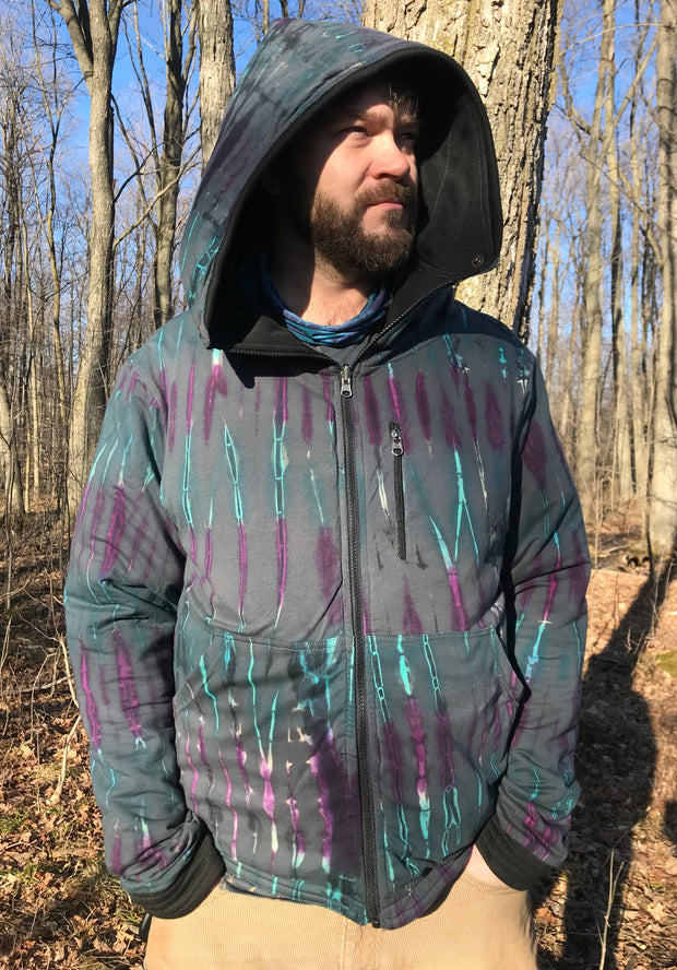 MO-601 Galaxy Reversible Hooded Sweater