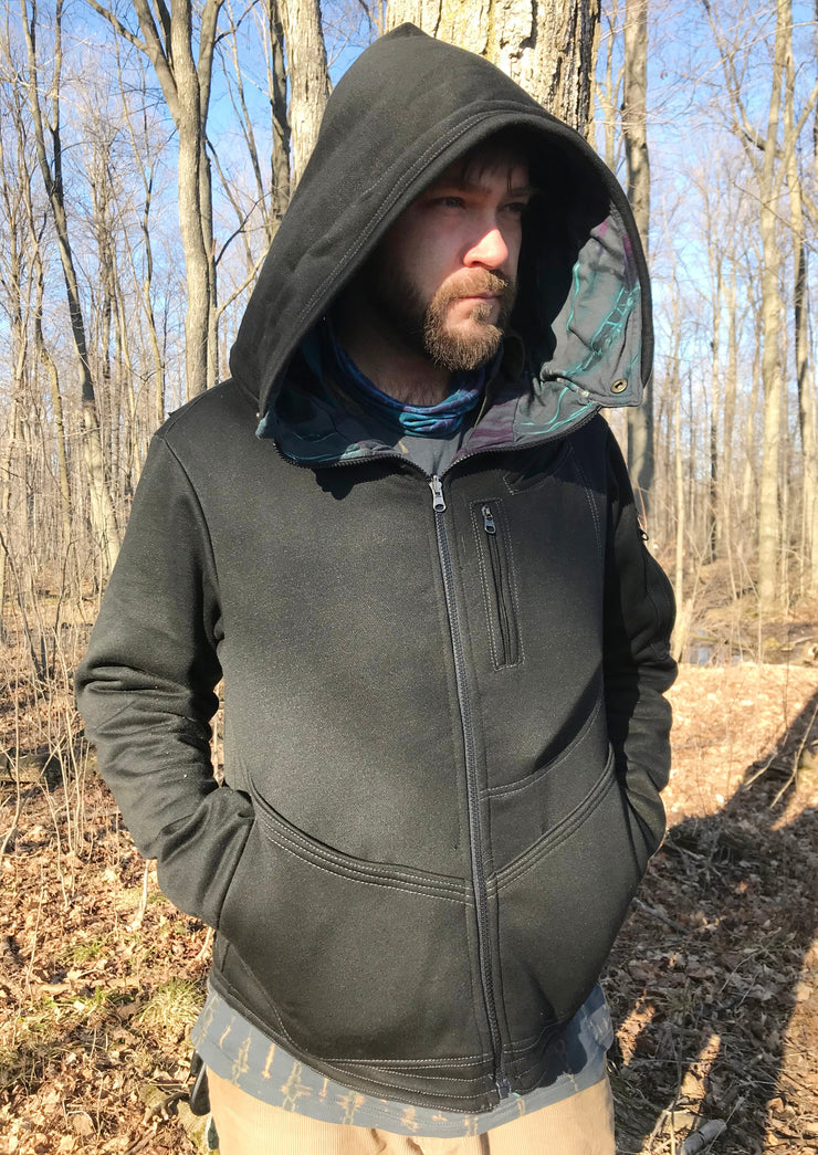 MO-601 Galaxy Reversible Hooded Sweater