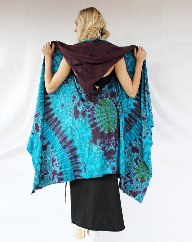 ROBE-502 Tie Dyed Pixie Robe