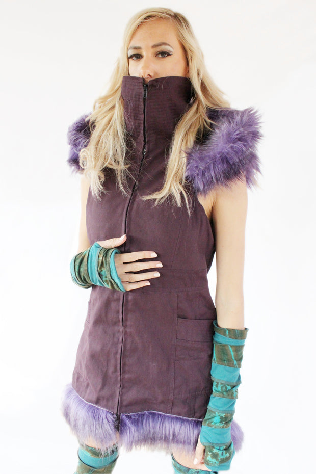 WO-502 Viking Fairy Hooded Vest