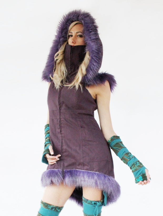 WO-502 Viking Fairy Hooded Vest