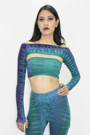 WTO-512B Just Sleeves in Multi Tie Dye