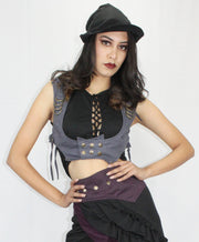 Seed of Life Crop Twill Vest [WTO-707]