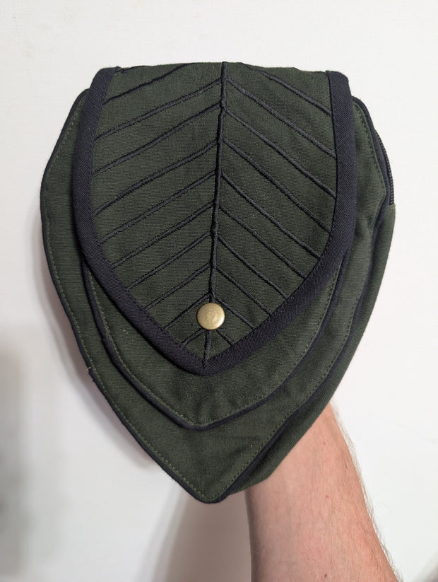 Belt: Leaf Teardrop Pouch [ABO-303B]