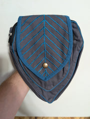Belt: Leaf Teardrop Pouch [ABO-303B]