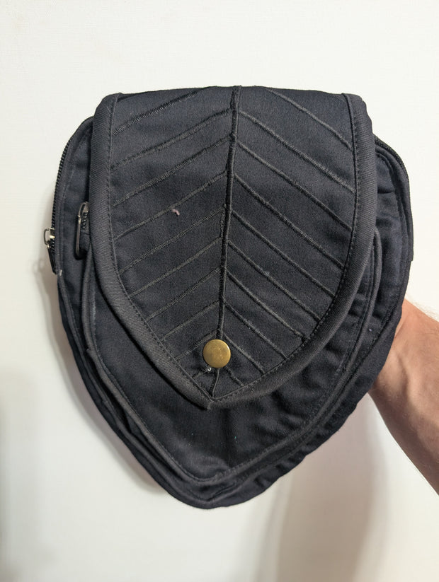 Belt: Leaf Teardrop Pouch [ABO-303B]