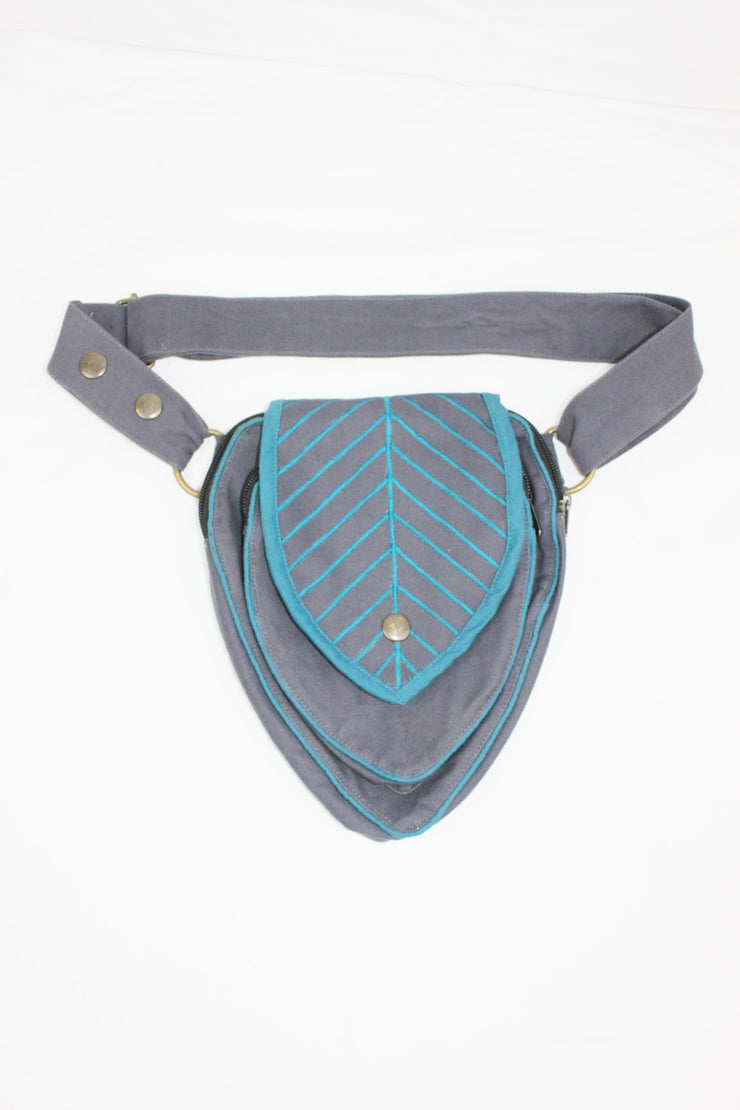 Pre Order ABO-303B Leaf Teardrop Pouch