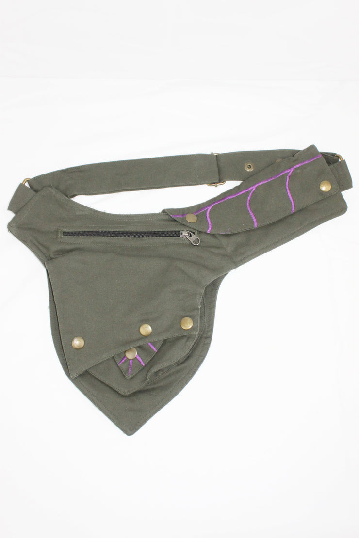 Pre Order ABO-402 Large Leaf Belt Bag
