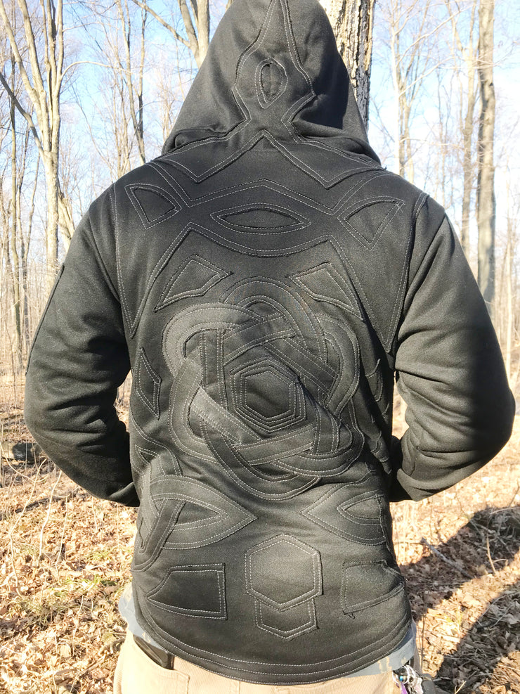 MO-601 Galaxy Reversible Hooded Sweater