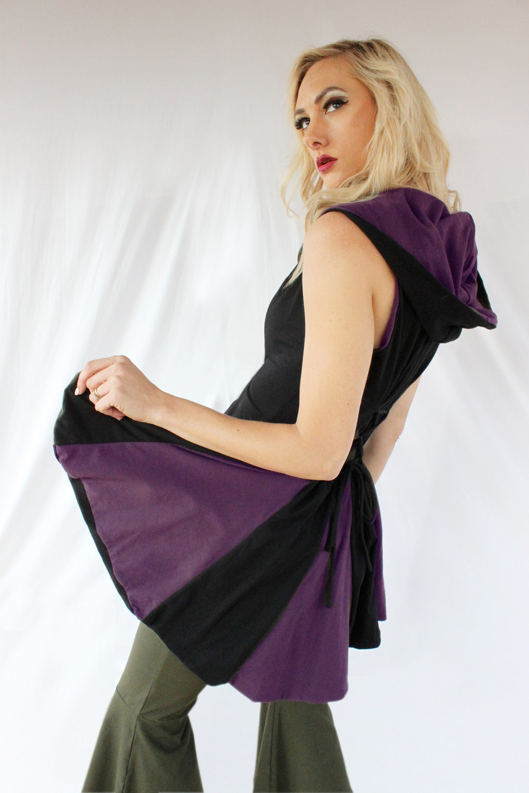 Reversible Hooded Zip Up Circus Vest - Presale: 33% OFF [WTO